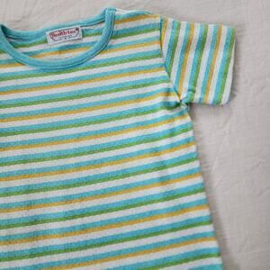 Vintage 60s Healthtex Striped Shirt 3t